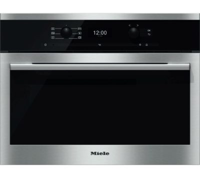 MIELE  DG6300 Steam Oven - Black & Steel